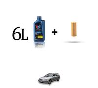 Kit filtro olio e 6L per Volvo V70 II 2.4 D 96Kw dal 2001 al 2007