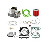 Kit filtro olio, filtro olio, filtro aria, blocco cilindro pneumatico, fasce elastiche, tubo dell'olio, alesaggio 77 mm for KXF250 2004-2008