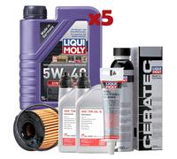 KIT FILTRO OLIO + LIQUIMOLY 5W40 + OLIO CAMBIO + CERATEC + ADDITIVO PER BMW 220D