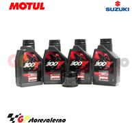 KIT FILTRO OLIO ORIGINALE MOTUL 300V 10W40 SUZUKI 1000 GSX R 2012