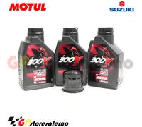 KIT FILTRO OLIO ORIGINALE MOTUL 300V 10W40 SUZUKI 650 SV S 2000