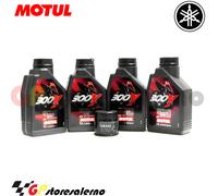 KIT FILTRO OLIO ORIGINALE MOTUL 300V 10W40 YAMAHA 1000 YZF R1 2010