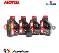 KIT FILTRO OLIO ORIGINALE MOTUL 7100 10W50 SUZUKI 400 LT-F F EIGER 4x4 2003