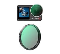 Kit filtro per DJI OSMO Action 5 Pro, vetro ottico HD Imaging per Osmo Action 3/4/5 Pro, impermeabile, resistente all'olio, resistente allo sporco, UV/CPL/ND8/16/32/64 (UV)