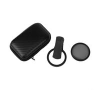 Kit Filtro per fotocamera 52mm per iPhone e per android Esterni(52mm CPL) | Riduce per riflessi e bagliori, aumenta saturazione , ottico per premium, compatibile per iphone Android