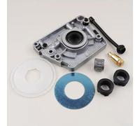 Kit filtro per pompa dell'olio a vite senza fine per modelli di motosega per 61 66 266 268 272 Per xp Include tappo antipolvere frizione cuscinetto ad aghi rondella del tubo dell'olio e filtro