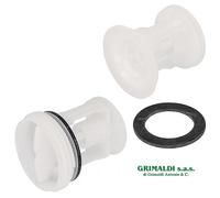 KIT FILTRO PER POMPA DI SCARICO LAVATRICE ARISTON INDESIT C00141034 ORIGINALE
