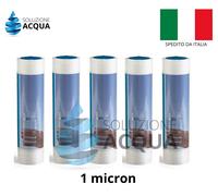 KIT FILTRO FILTRI SEDIMENTI PPF 1 MICRON 5 MICRON 1 CARBON BLOCK PURIFICATORE
