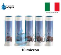 KIT FILTRO FILTRI SEDIMENTI PPF 1 MICRON 5 MICRON 1 CARBON BLOCK PURIFICATORE