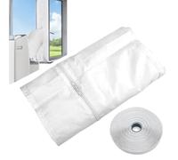 Kit Finestra per Condizionatore Mobile - Guarnizione Finestra Battente per Condizionatore Portatile - Accessorio di Ventilazione Scarico Dispositivo Senza Foratura Per Viaggi