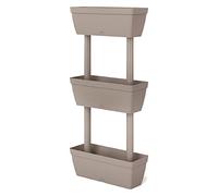 FIORIERA Balconetta Verticale Kit 3 Vasi ORTO Componibile 50x17x100 Cm FIORI