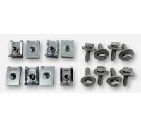 KIT FISSAGGIO CLIPS X CARTER RIPARO MOTORE PER PEUGEOT 3008 2016-