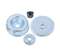 Kit Fissaggio Lama Testina Decespugliatore per STIHL FS55 FS55R FS36 FS44 FS56 FS80 FS90 e Più Modelli, AUMEL Ricambio Piastra Lama + Rondella Reggispinta + Piastra Reggispinta + Dado