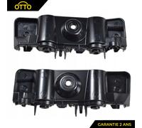 Kit Fissaggio Paraurti Anteriore 2 Supporti PER RENAULT CLIO V 269B13664R, Nero