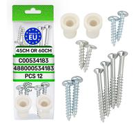 KIT FISSAGGIO PORTA LAVASTOVIGLIE INCASSO 45/60CM C PER INDESIT ACCESSORI