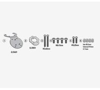 Kit Flangia Givi BF89 per Borse Serbatoio Tanklock/ED, CFMOTO 450 MT