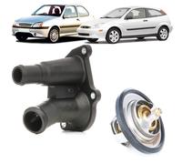KIT FLANGIA TERMSTATO E VALVOLA TERMOSTATICA FORD FIESTA IV BENZINA