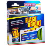 Kit Flash Bright Lucida Cromature Acciaio Alluminio Rapido con Spugna Ma-Fra