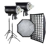 Kit Flash Studio Godox DP400III Duo Wireless 400Ws Bowens S