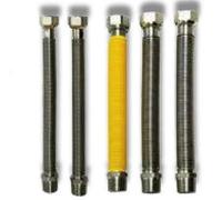 RACCORDI IDRAULICI KIT 5 FLESSIBILI ESTENSIBILI ACCIAIO INOX PER ALLACCIAMENTO