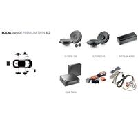 Kit Focal inside Premium Twin 6.2 per Ford B-Max serie 2013 - 2020