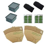 KIT FOLLETTO VK 12 SACCHETTI PROFUMINI CARBONI FILTRI HEPA RISPARMIO 12 PEZZI
