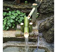 Kit Fontana in bambù Solare, Pompa dell'Acqua Decorativa, beccuccio con Pompa, sculture, Statue, Arti e Mestieri per Giardino, Decorazione della casa, Ornamenti da 45 cm