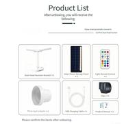 Kit Fontana per solare per Esterno con Luci LED Kit Fontana per | Materiale polipropilene , contro UV, dimensioni 47x18.5x38.5cm