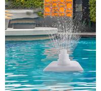 Kit Fontana Quadrata Galleggiante Miglioramenti Funzione Acqua Esterno con Set