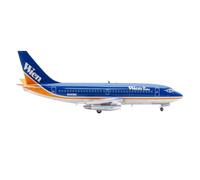Kit for aeromodelli universali in scala 1:200, modello di aeromobile in metallo pressofuso Boeing B737-200 della Vienna Alaska Airlines con supporto