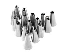 Kit for decorare torte da 78 pezzi con scatola di immagazzinaggio, punte for sac à poche, ugelli in acciaio inossidabile, sacchetti in EVA e strumenti, set cottura professionale fai te