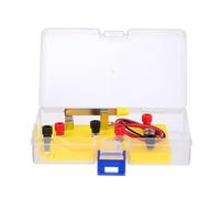 Kit for esperimenti di circuiti semplici for la scuola primaria - Materiali for il collegamento in serie lampadine for scienza dell'elettricità for bambini(Yellow)