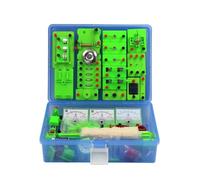 Kit For Esperimenti Su Elettromagnetismo E Circuiti, Scatola For Test Di Elettricità Fisica Da 32 Progetti, Voltmetro Amperometro Set Didattico For Laboratorio Con Legge