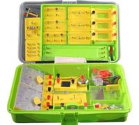 Kit for esperimenti sull'elettromagnetismo con reostato scorrevole | Scatola da laboratorio di fisica for testare l'influenza del campo magnetico sui conduttori percorsi da corrente