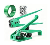 Kit for imballaggio e reggiatura in plastica-acciaio PET