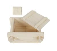 Kit for la produzione di tofu, stampo in legno for pressare il tofu con foro di drenaggio, strumento fai da te for la produzione di tofu di soia fatto in casa(12x12x8CM)