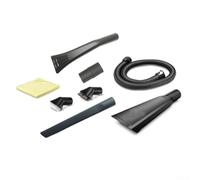 Kit for la pulizia degli interni 'auto con tubo di prolunga, ugello for fessure, spazzola di aspirazione e panno in microfibra compatibile con 2.863-304.0 (set da 7 pezzi)(8-piece set)