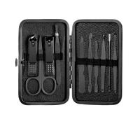 Kit for manicure e pedicure con tagliaunghie in acciaio inossidabile, taglia cuticole dispositivo for la rimozione della pelle morta - Include portatile(10Pcs)