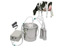 Kit for mungitrice elettrica for mucche, pompa for vuoto a pulsante automatica, portatile, in acciaio inossidabile, potenza di aspirazione regolabile, facile da controllare, arresto automatico quando
