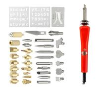 Kit For Pirografia Su Legno Da 37 Pezzi, 30 W, Penna For Incisione, Saldatore Elettrico, For, Temperatura Regolabile, Saldatura Elettrica Riscaldamento Preciso