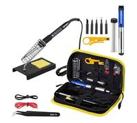Kit For Saldatore Da 80 W Temperatura Regolabile LCD Strumenti For Saldatura Punte For Riscaldatore For Pompa Dissaldante A Filo Riscaldamento Preciso