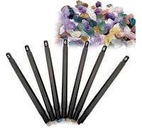 Kit for test di durezza Mohs, penna for test di durezza Scratch Tester 3-9 con scatola di immagazzinaggio, kit di identificazione minerale industriale, facile da usare for test su rocce.