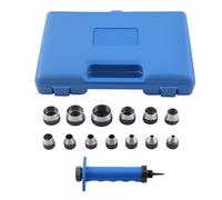 Kit Fora Pelle for Cuoio 13 Pezzi 5-35mm con Custodia e Impugnatura Punch Set