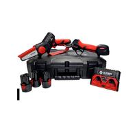 Kit forbice e potatore a batteria Blue Bird PS 23-25 FASTER + CS 22-04 con 3 batterie 12,6 V max - 2,5 Ah incluse