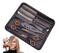 Kit forbici per taglio capelli - Set tagliacapelli, forbici da parrucchiere per barbiere | Set per taglio di capelli per parrucchiere diradante, set per parrucchieri di strumenti domestici di alta qua
