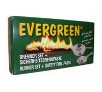 Kit fornelletto bruciatore e ricarica pasta combustibile per fonduta barbecue