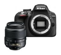 Kit fotocamera reflex Nikon D3300 + AF-P 18-55 mm 24,2 MP CMOS 6000 x 4000 pixel Nero - Nouvo