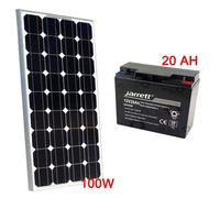 Kit Fotovoltaico 1KW Pwm Batteria 12v 20ah Pannello Solare 12v 100W Camper Barca