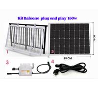kit fotovoltaico da Balcone plug end play 130w