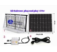 kit fotovoltaico da Balcone varie potenze